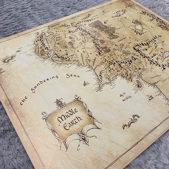 Other - Middle Earth Lord of the Rings Poster - Thick Poster Unframed Art 16x20
